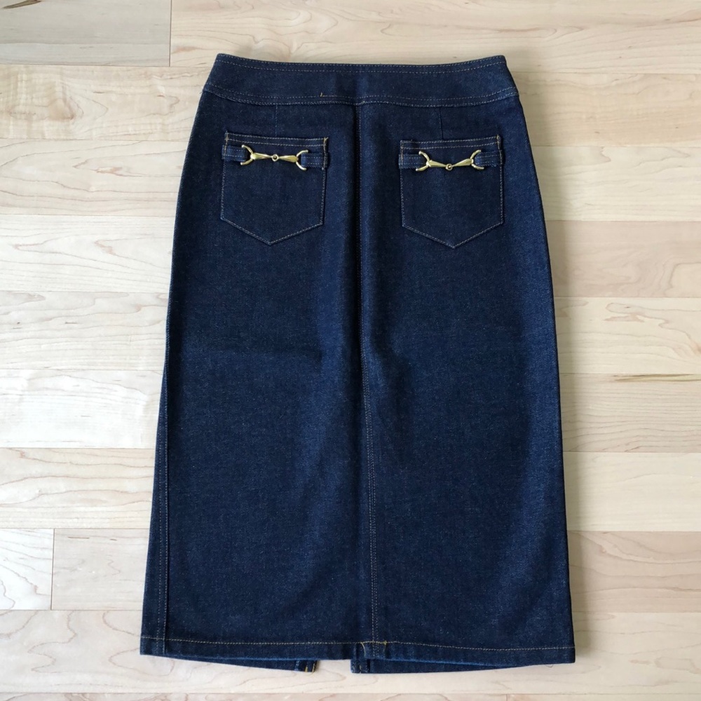 Vintage Denim pencil skirt
